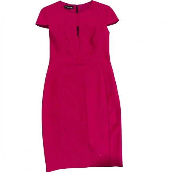 NARCISO RODRÍGUEZ Sheath Dress w Cutout Fuchsia size IT 44/US Medium-8 - Picture 3 of 9